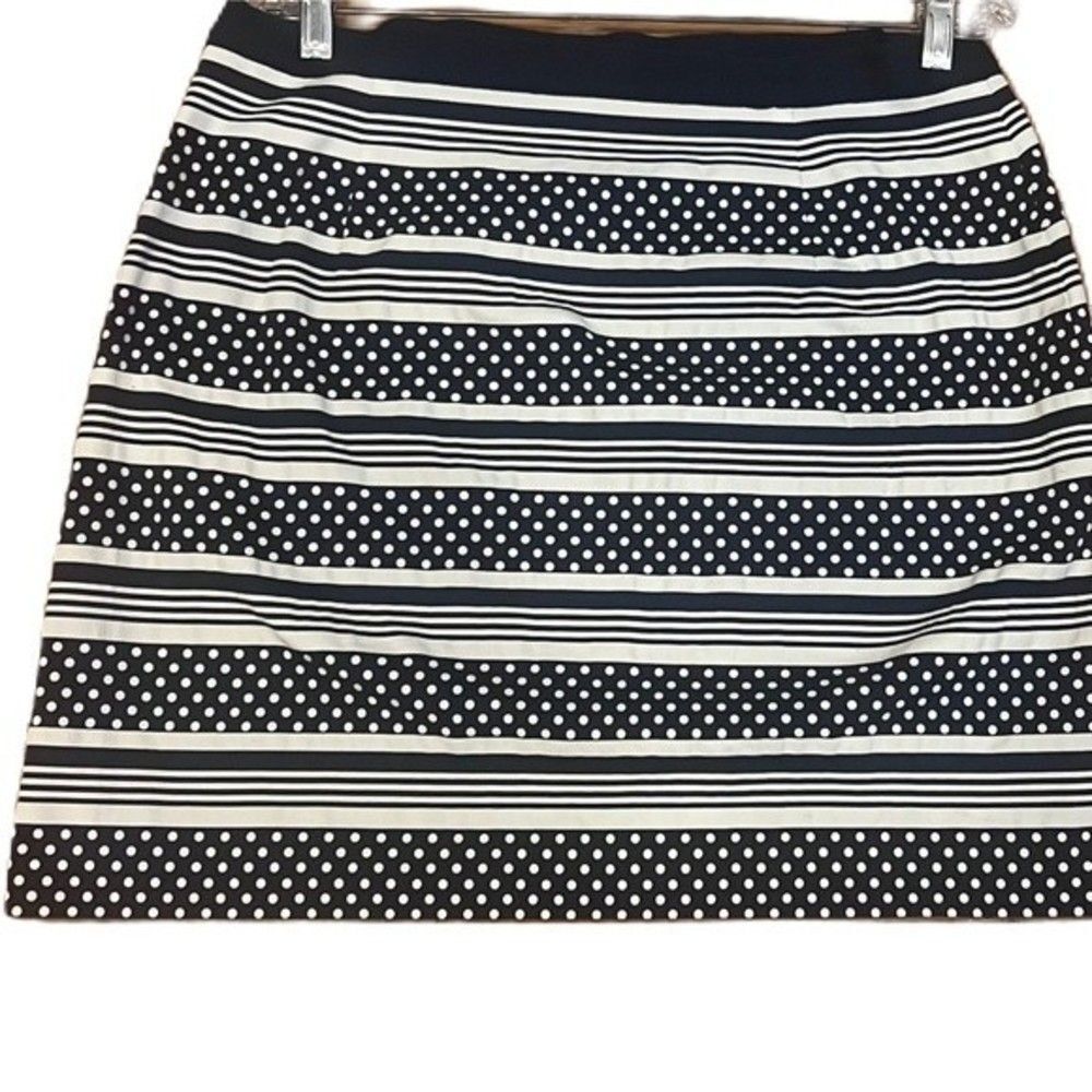 VINEYARD VINES Mini SKIRT FAIRWAY Blue and White POLKA DOT STRIPE SIZE 12